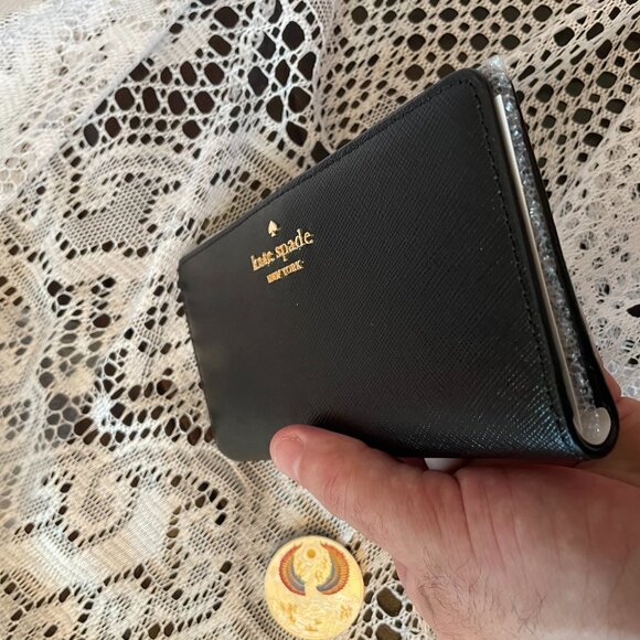 NWT***FREE SHIPPING**KATE SPADE WALLET-MADISON LARGE SLIM BIFOLD WALLET - Picture 2 of 9